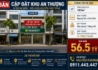 Chính chủ bán cặp đất  An Thượng 26, đối lưng Nguyễn Văn Thoại, khu phố Tây An Thượng